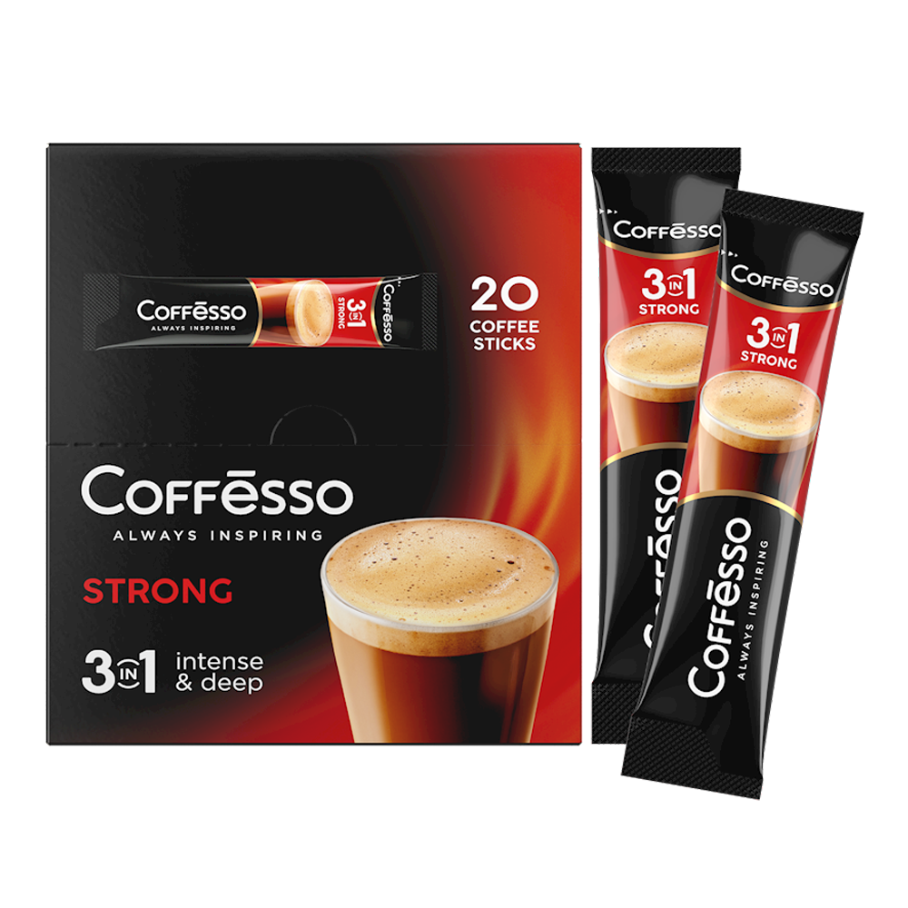 Кофе 3в1 – Крепкий – 20 стиков